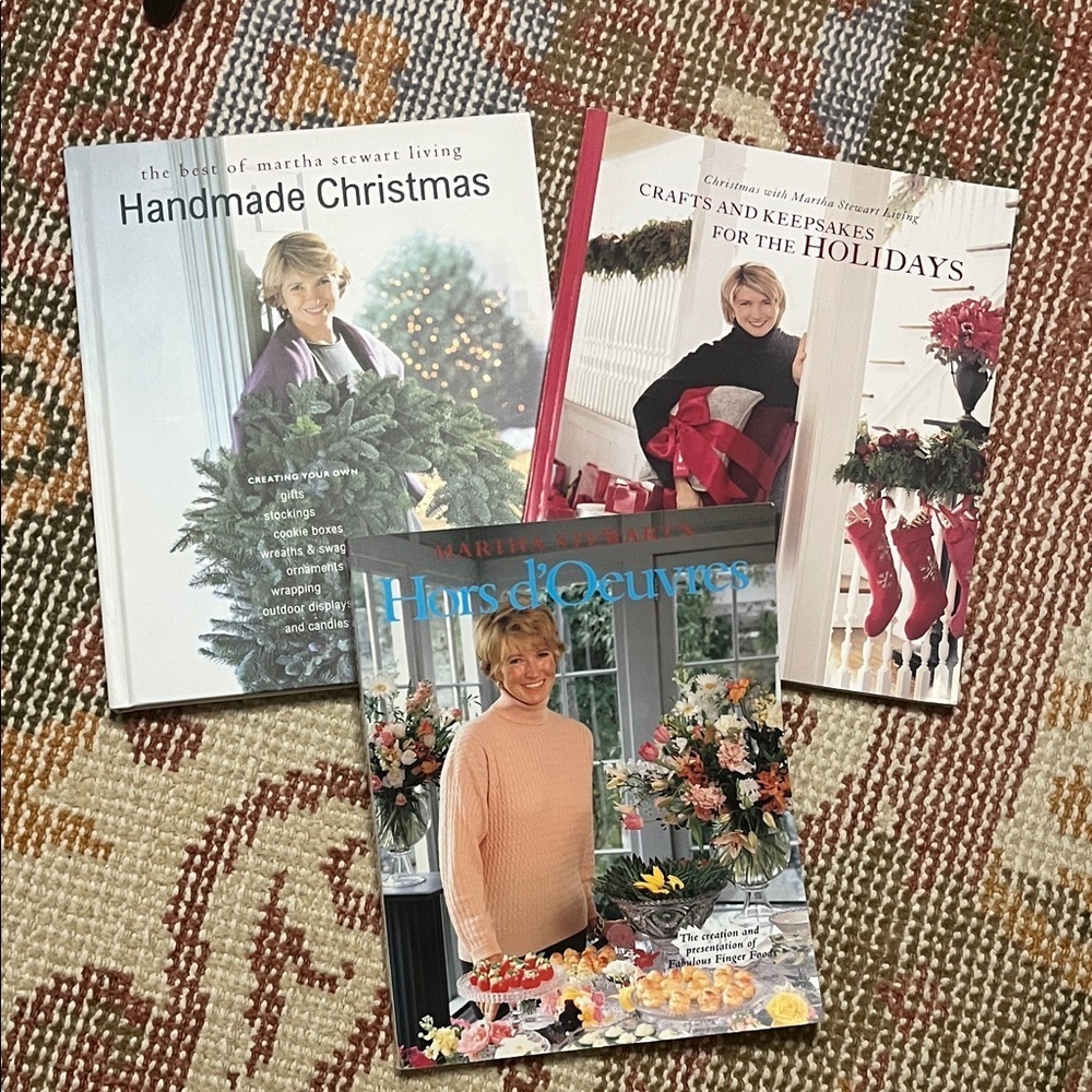 Vintage Martha Stewart Cookbooks and Living